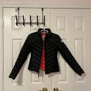 Hollister Black and Red Puffer Jacket